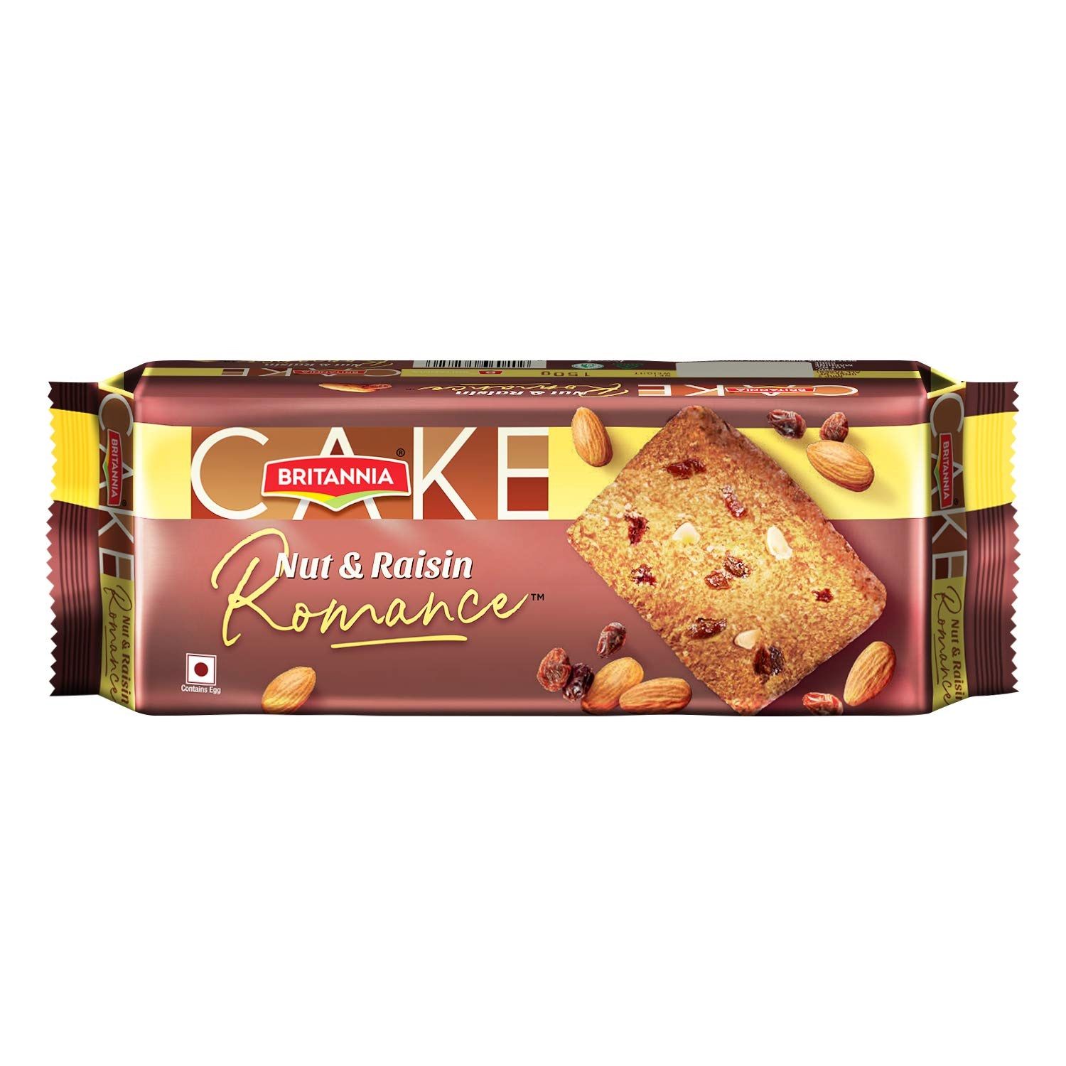 Britannia Nut & Raisin Romance Cake, 55g