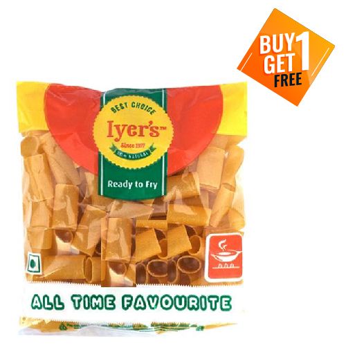 Iyer's Ready to Fry Gold Finger Papad - Assorted, 200g (Buy 1 Get 1 Free)