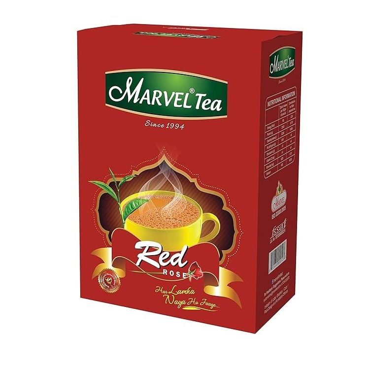 Marvel Tea Carton - Red Rose, 250g