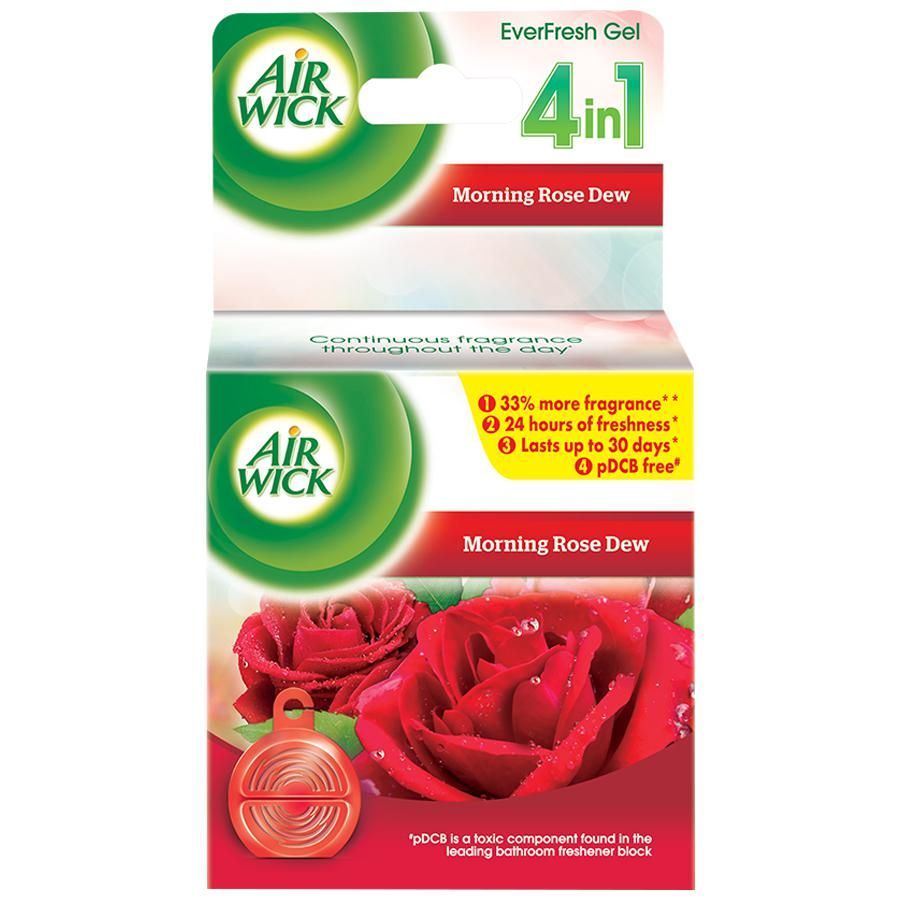 Airwick Everfresh Gel Air Freshener - Morning Rose Dew, 50g
