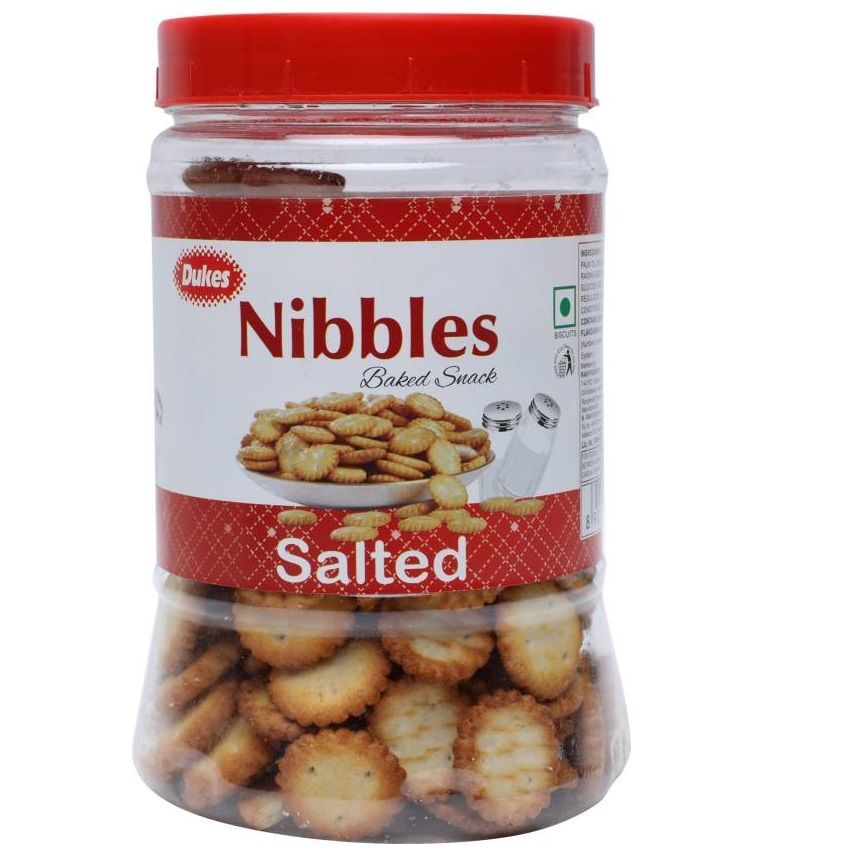 Dukes Nibbles Biscuit Jar - Salted, 150g