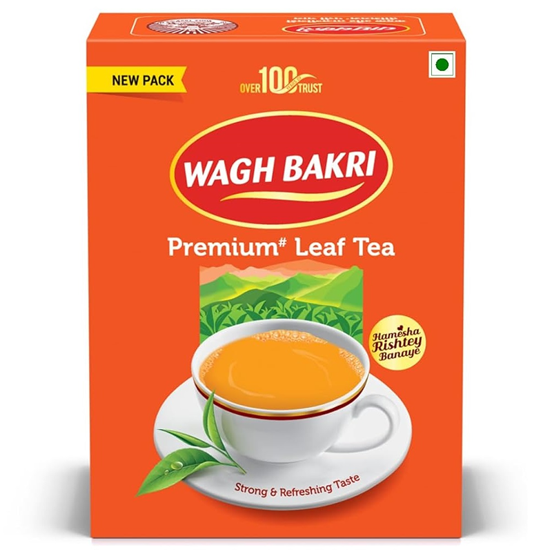 Wagh Bakri Leaf Tea Carton - Premium, 500g