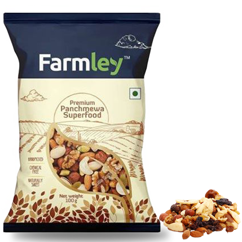 Farmley Mixed Dry Fruits Pouch - Panchmeva, 18g