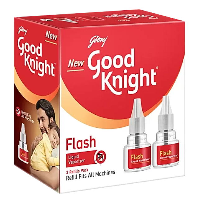 Good Knight Flash Liquid Vaporiser Combi Machine + Refill - 45ml