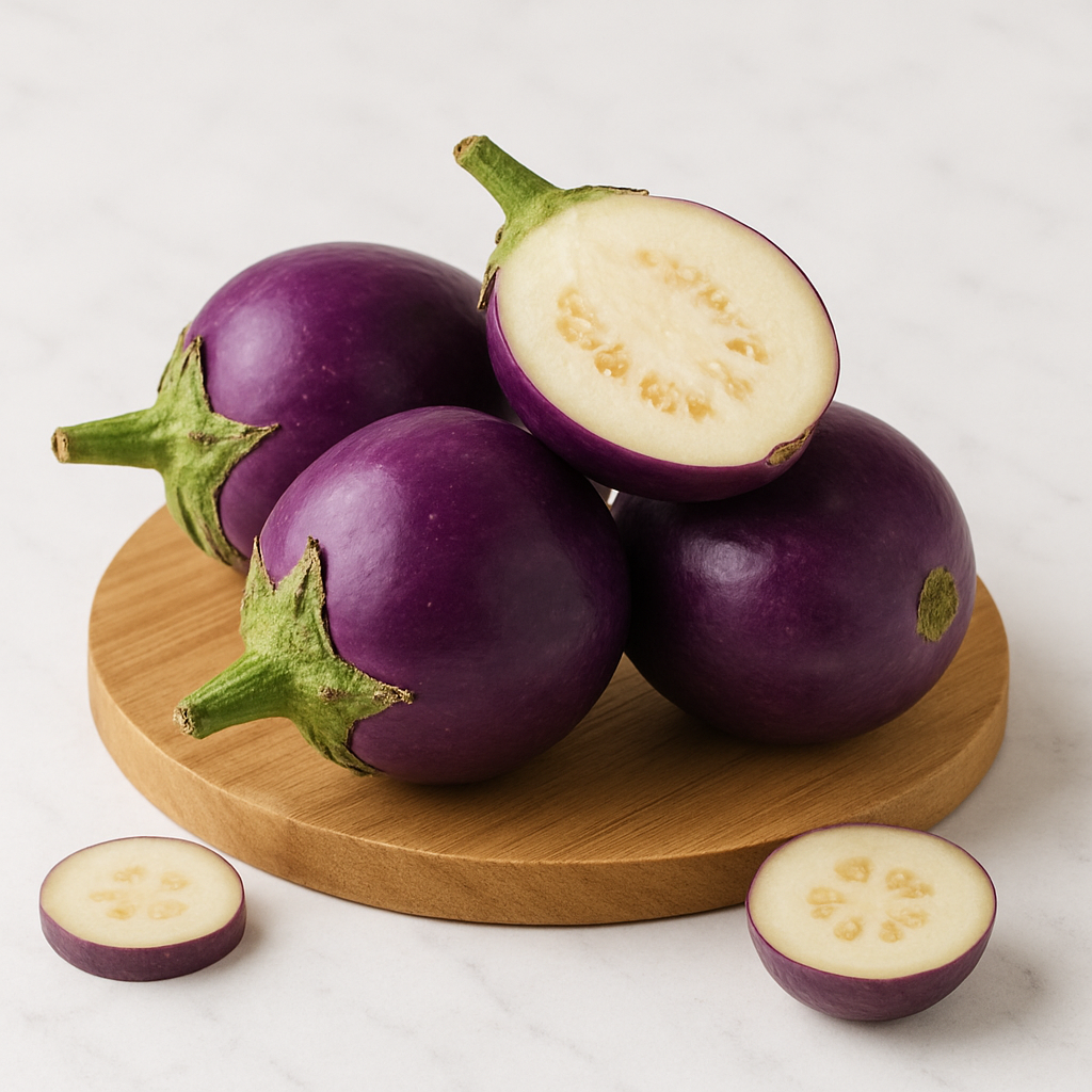 Brinjal - Round Purple (Large)