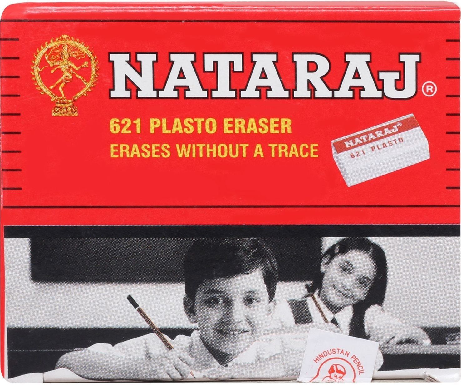 Nataraj (Re.1) 621 Plasto Eraser (Set of 20)
