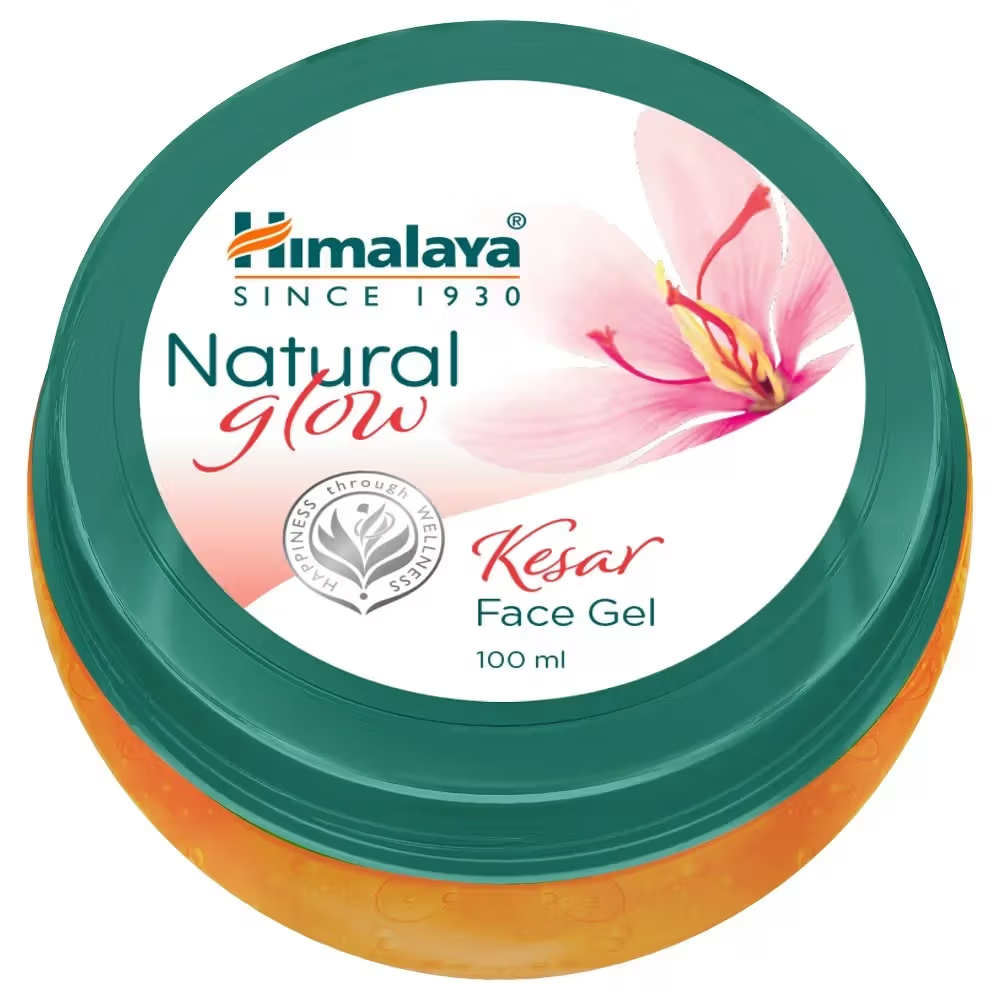 Himalaya Natural Glow Face Gel - Kesar, 100ml
