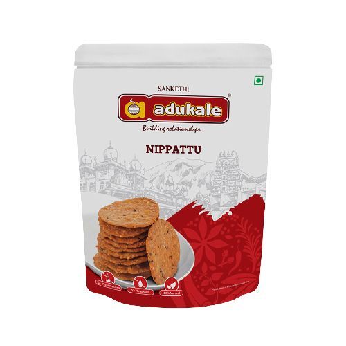 Adukale No Palm Oil Crunchy & Healthy Standy Pouch - Nippattu, 180g