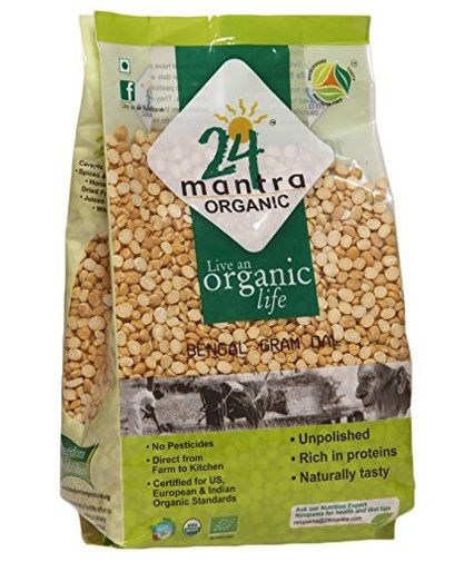 24 Mantra Organic Chana Dal, 1kg