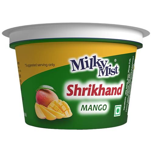 Milky Mist Shrikhand Cup - Mango, 100g
