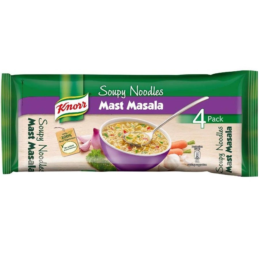 Knorr Soupy Noodles Pouch - Mast Masala, 280g