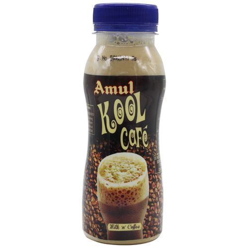 Amul Kool Cafe Flavoured Milk PET Bottle - Milk & Coffee, 200ml
