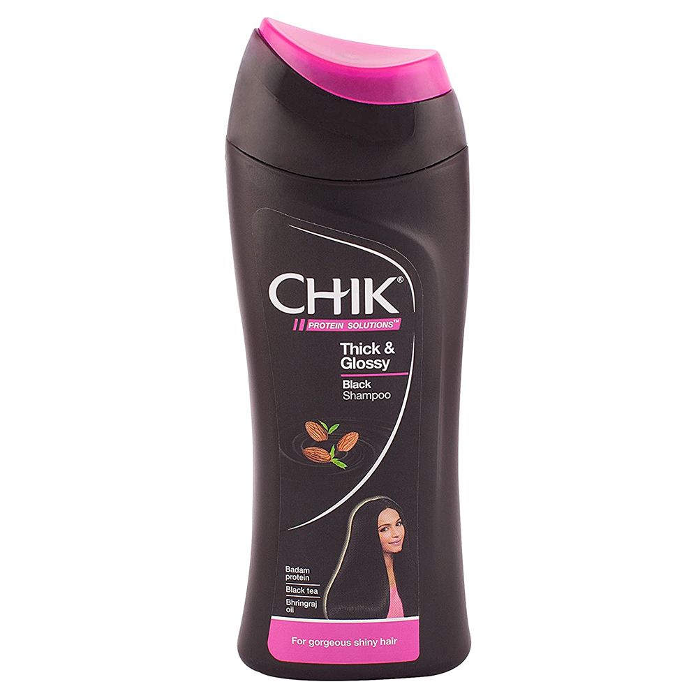 Chik Black Shampoo - Thick & Glossy, 80ml