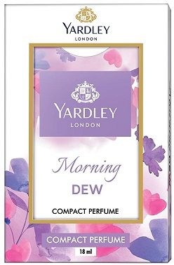 Yardley London Compact Perfume for Women - Morning Dew, 18ml