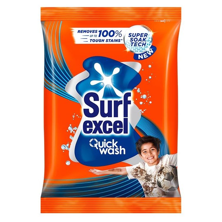 Surf Excel Detergent Powder - Quick Wash, 1kg