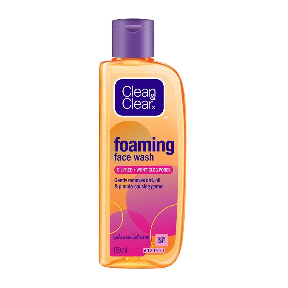 Clean & Clear Foaming Oil Free Face Wash, 150ml