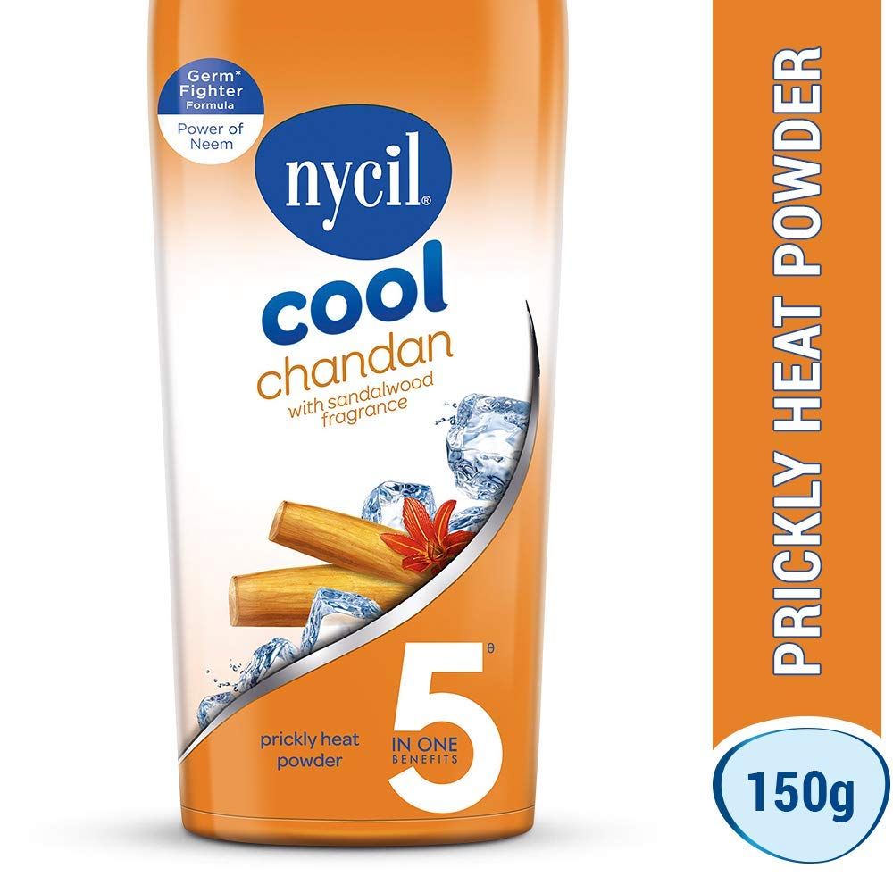 Nycil Talcum Powder - Cool Chandan, 150g