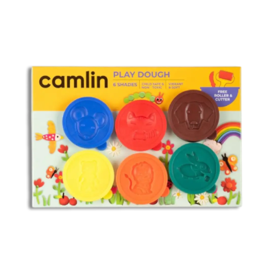 Camlin Play Dough - 6 Shades