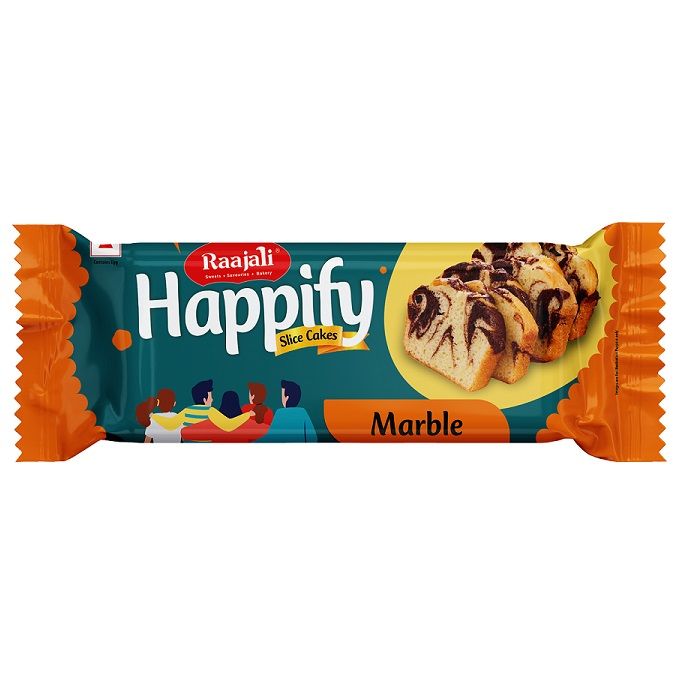 Raajali Happify Slice Cake - Marble, 50g