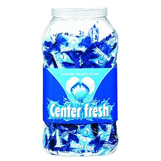 Center Fresh Chewing Gum Jar - Sweet Mint, 630g (3g x 210pc)