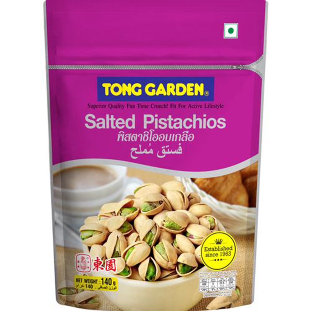 Tong Garden Pistachios Pouch - Salted, 140g