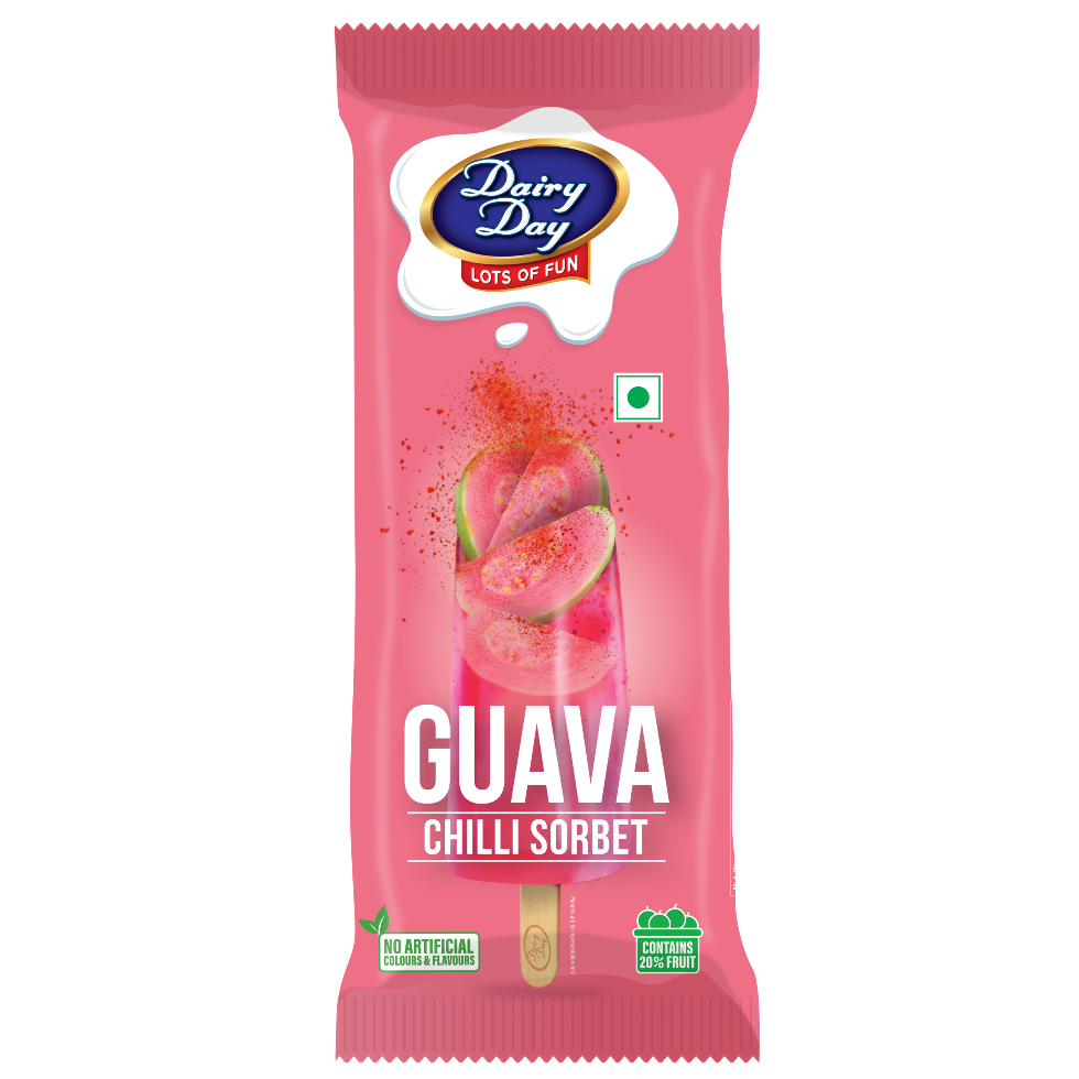 Dairy Day Stick Ice cream - Guava Sorbet, 52g
