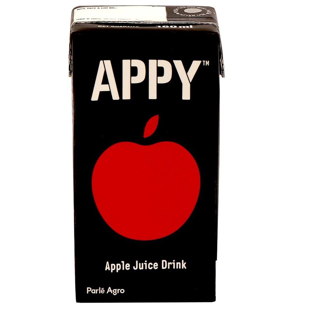 Appy (Rs.10) Fruit Juice Tetra Pack - Apple, 125ml