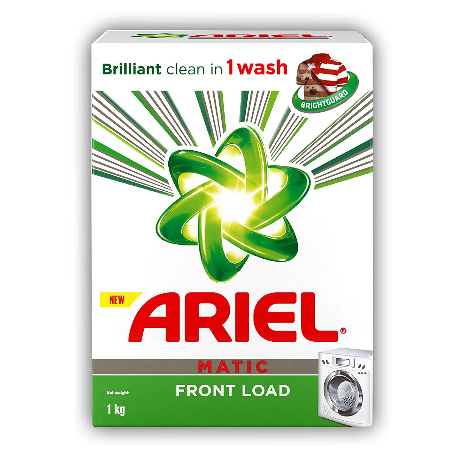 Ariel Matic Detergent Powder Carton - Front Load, 1kg