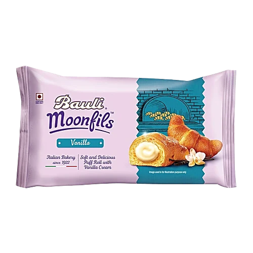 Bauli Croissant Moonfils With Egg Pouch - Vanilla, 45g