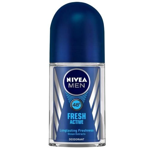 Nivea Roll On Deodorant For Men - Deo Fresh Active, 50ml
