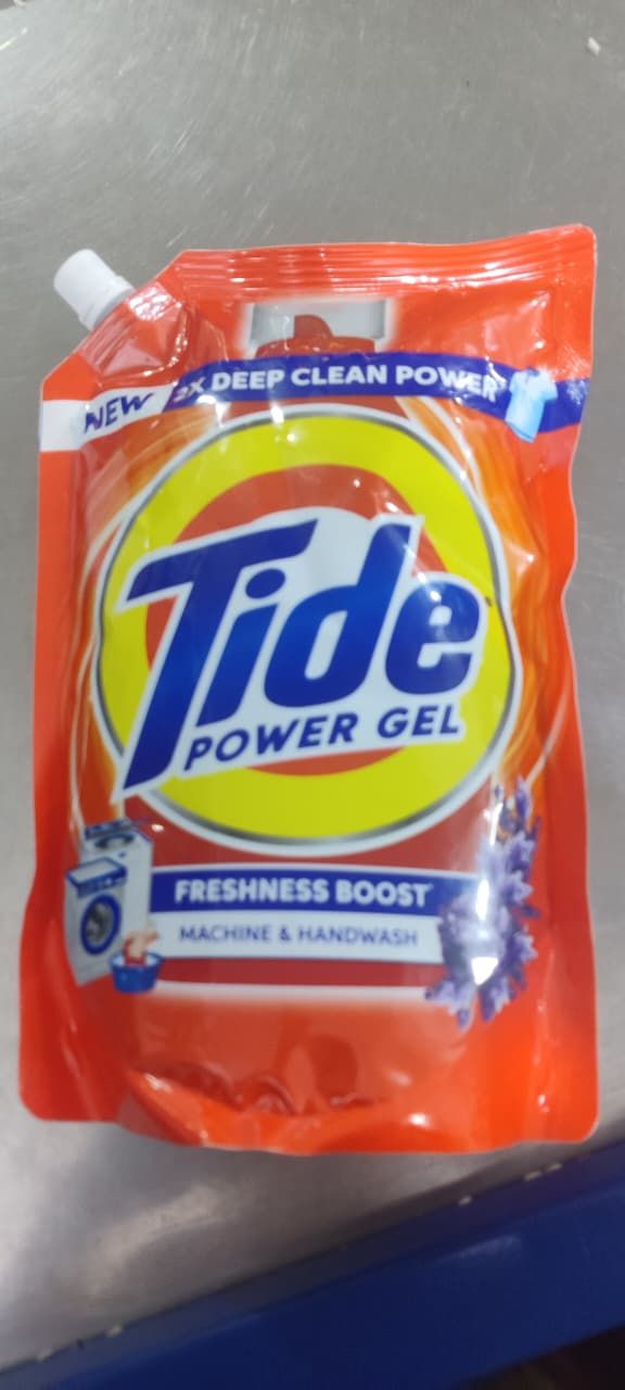 Tide Power Gel Freshness Boost Machine & Handwash Liquid Detergent, 1L