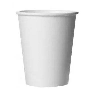 Disposable White Paper Cup, 250ml (Set of 100)