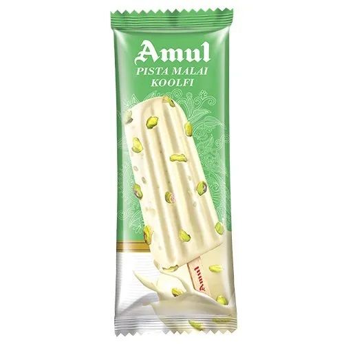 Amul Kulfi Stick Ice Cream - Pista Malai, 60ml