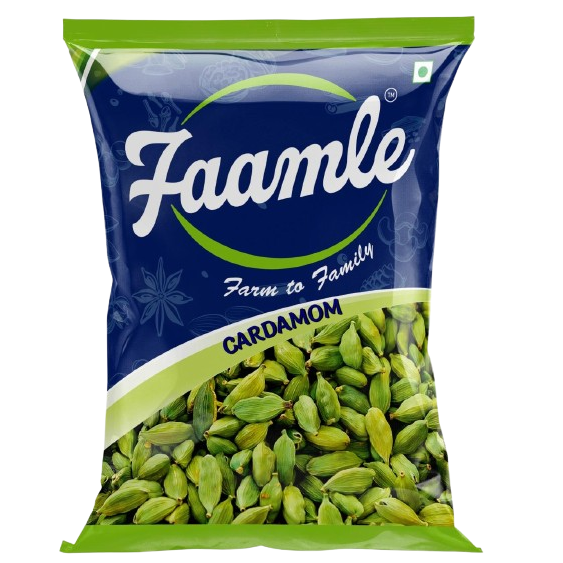 Faamle Cardamom / Elaichi Pouch - Green, 10g