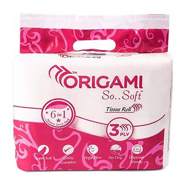 Origami Toilet Roll - 3 Ply, 12pc