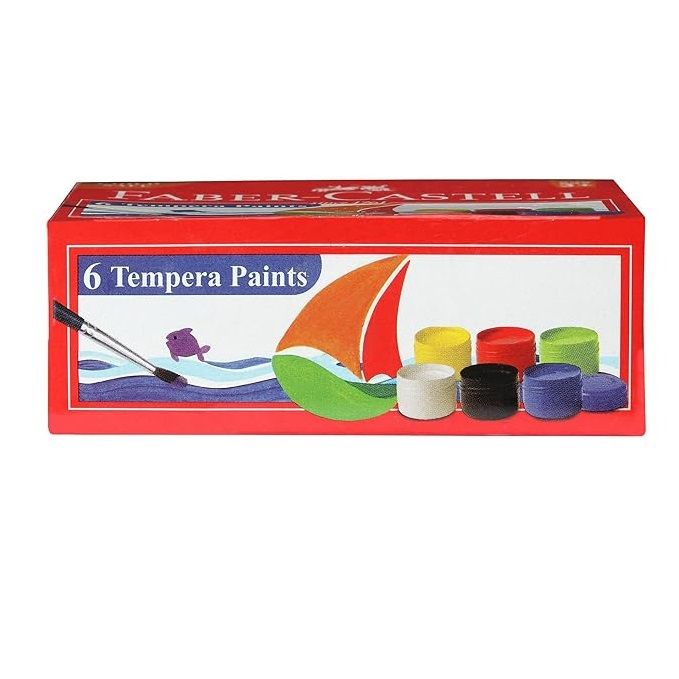 Faber-Castell Little Creatives Tempera Paints (Set of 6)