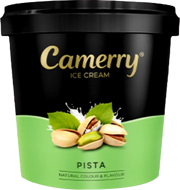 Camerry Family Pack Ice Cream Tub - Pista, 750ml