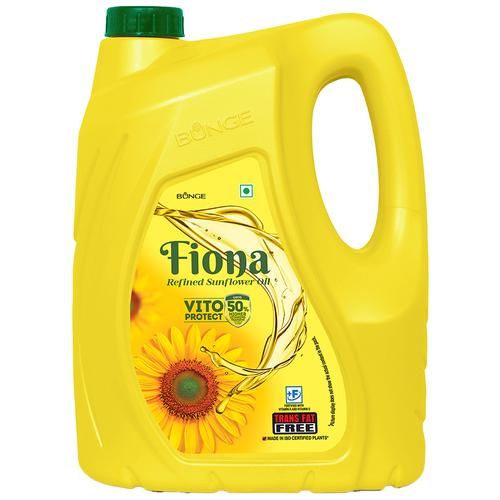 Fiona Refined Sunflower Oil Can, 5L