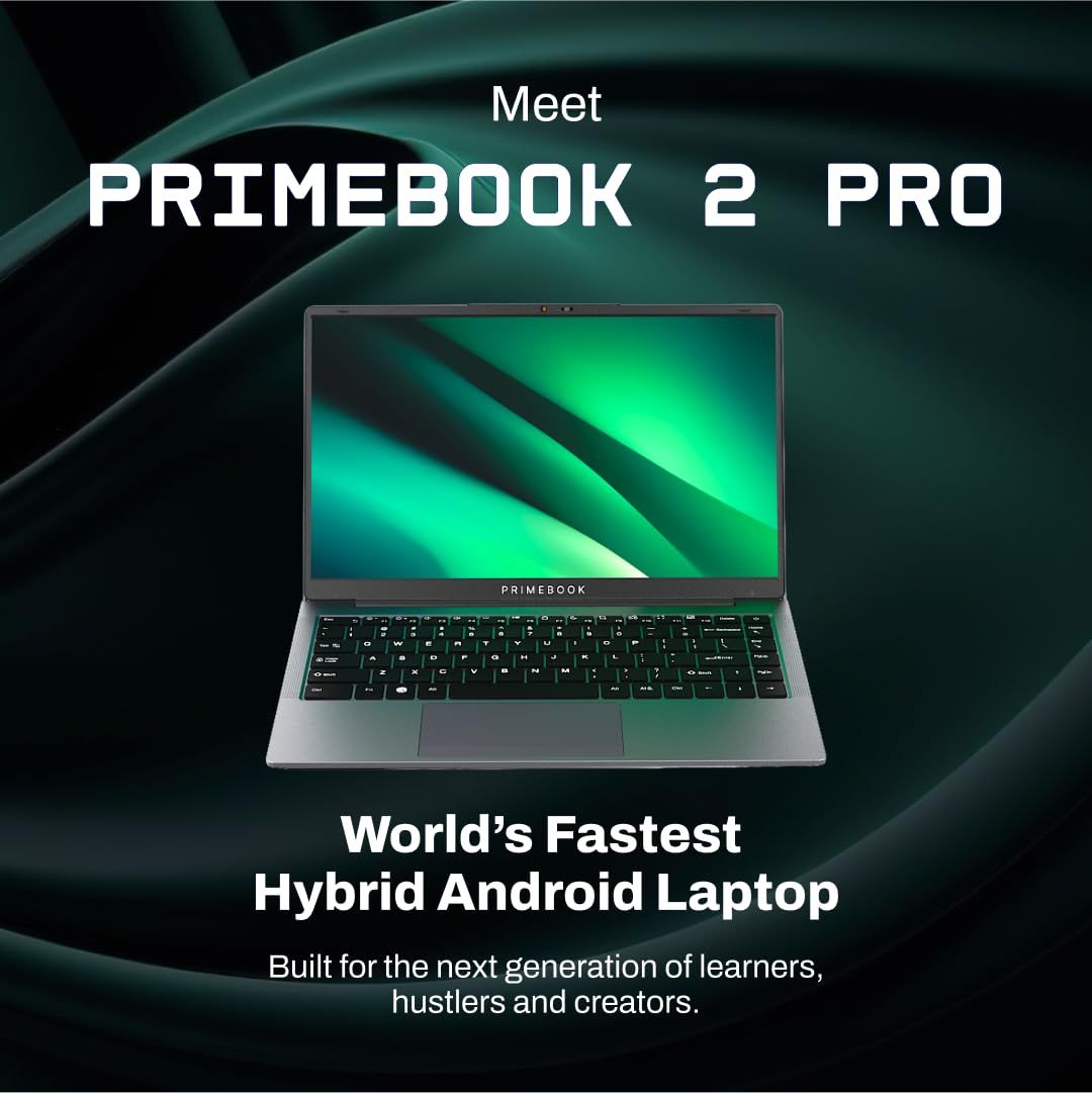 Primebook | 2 Pro | Laptop (14.1 inch, 1.38kg, MediaTek Helio G99, 8GB, 128GB, Gray)