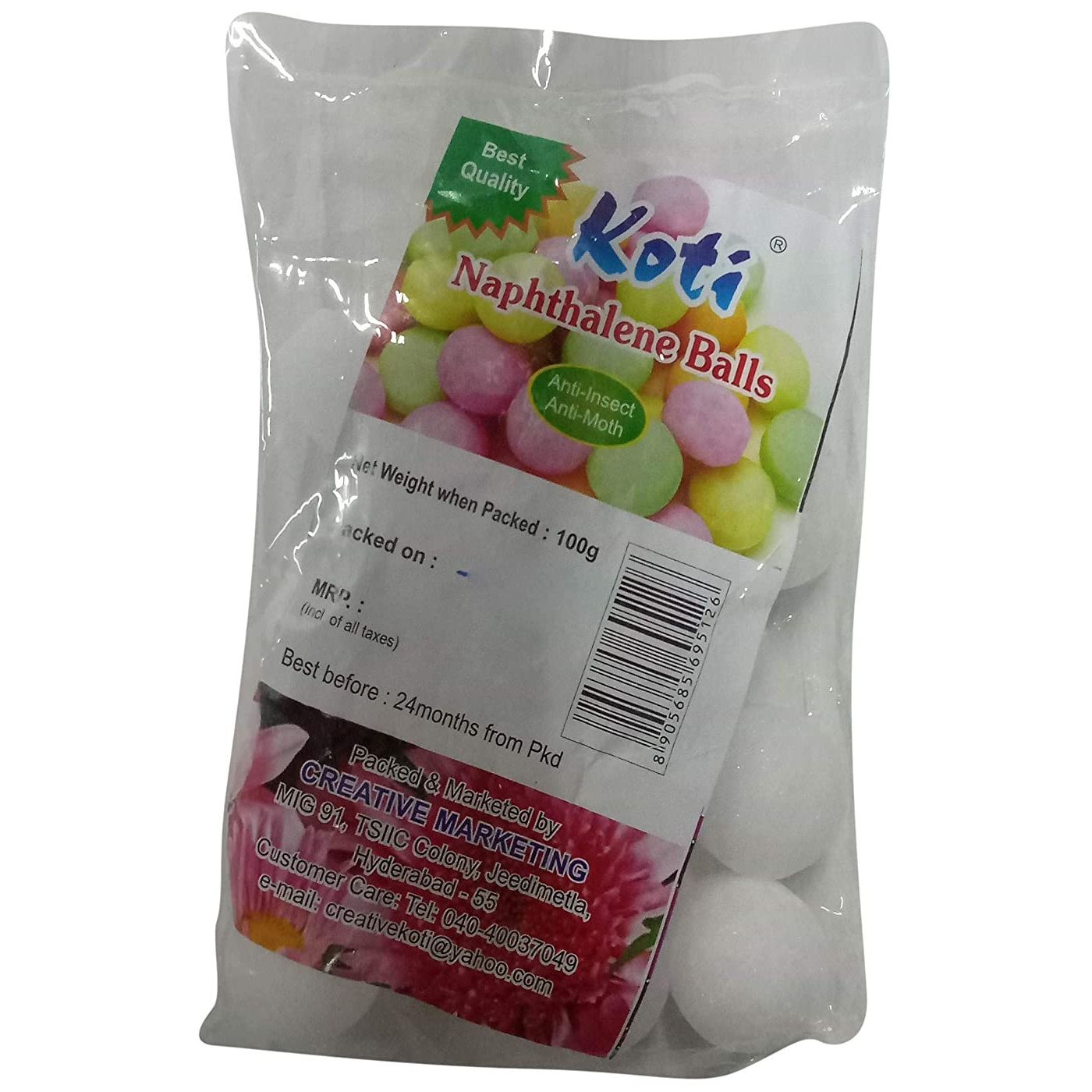 Koti Naphthalene Balls, 100g
