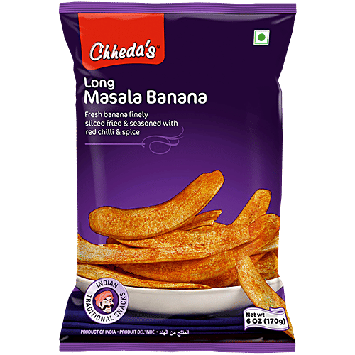Chheda's Long Banana Chips - Masala, 150g