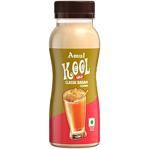 Amul Kool Drink PET Bottle - Classic Badam, 180ml