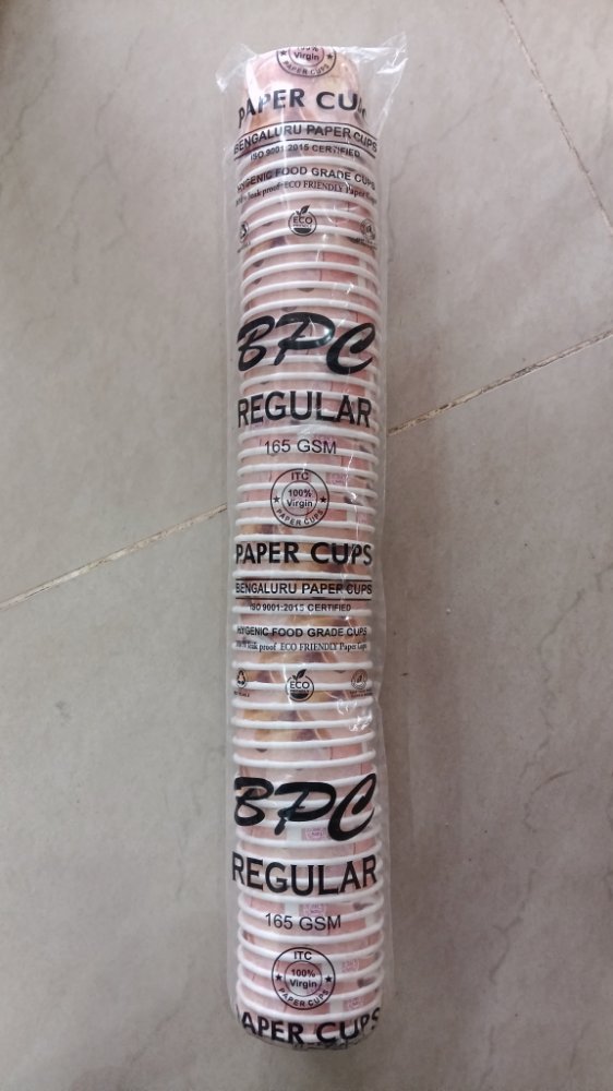 BPC Regular Paper Cups, 50ml (100pc)