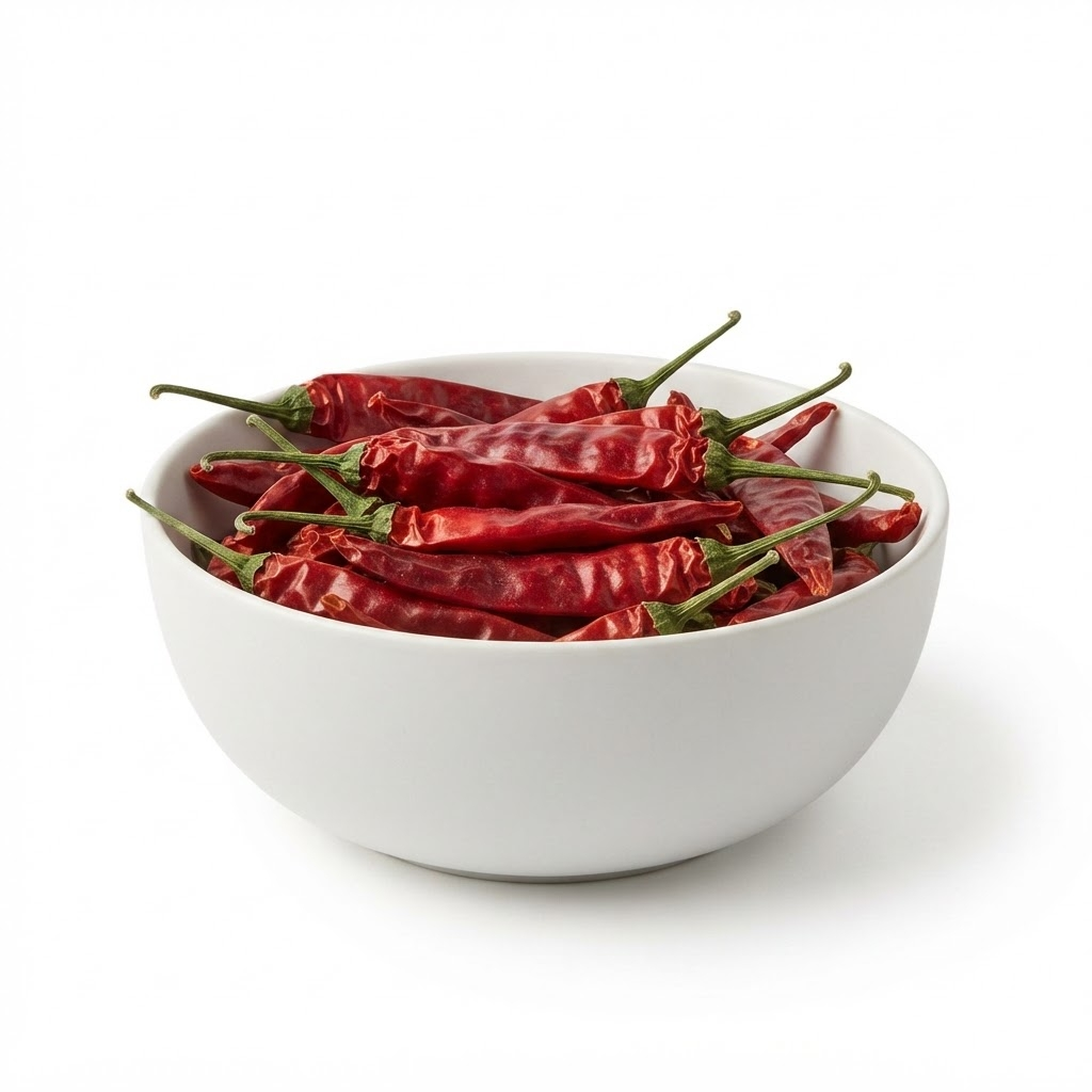 Big Red Mirchi - With Stem, 1kg