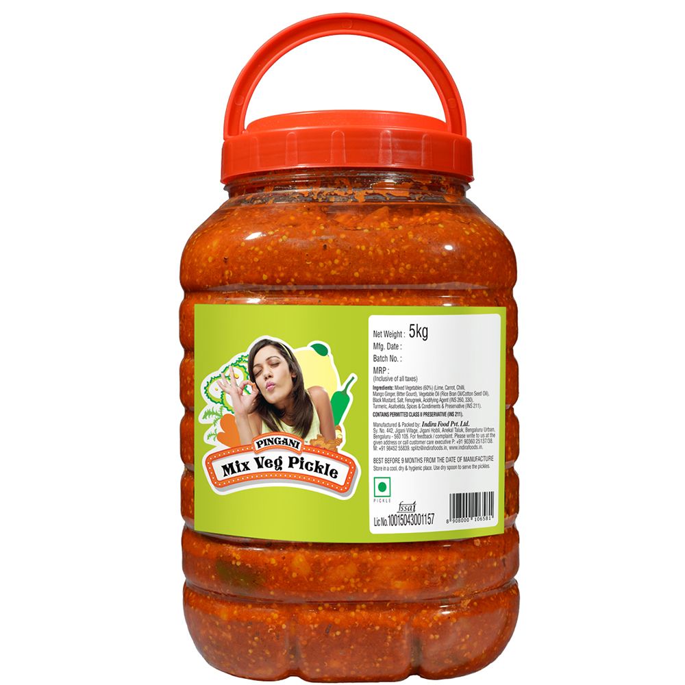 Pingani Mix veg Pickle, 5kg