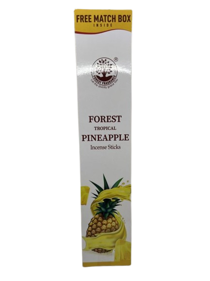 Forest Fragrance Incense Sticks - Tropical Pineapple, 90g