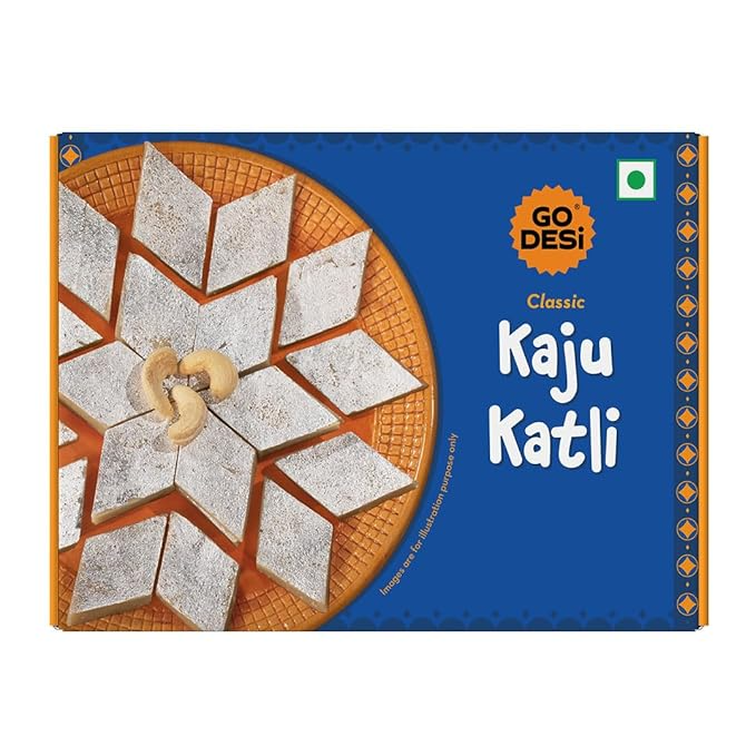 Go Desi Kaju Katli Carton, 200g