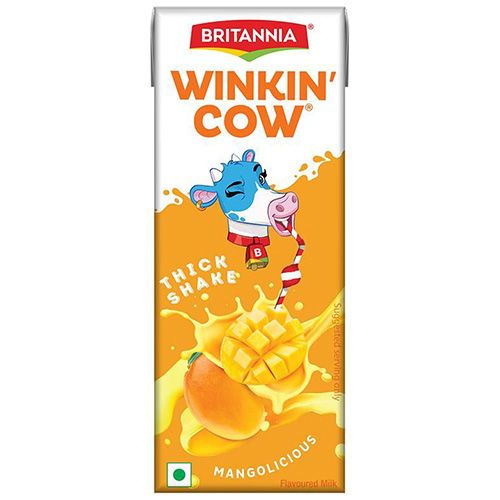Britannia Winkin Cow Thick Shake - Mango, 180ml
