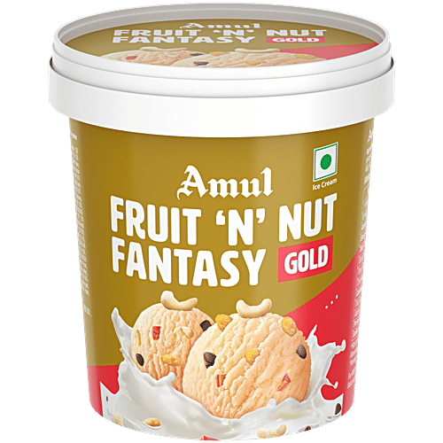 Amul Gold Fantasy Ice Cream Cup - Fruit 'N' Nut, 125ml