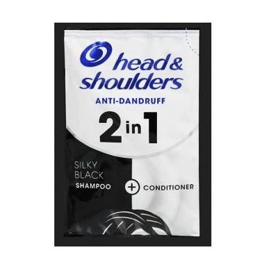 Head & Shoulders (Rs.4) 2 In 1 Anti Dandruff Shampoo - Shiny Black, 8ml